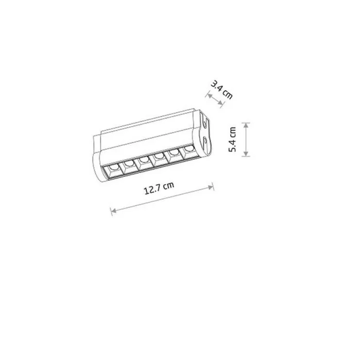 Магнитный трековый светильник Nowodvorski 11335 UT-LVM Focus Swing LED 1x6W 4000K 500Lm IP20 черный Магнитный трековый светильник Nowodvorski 11335 UT-LVM Focus Swing LED 1x6W 4000K 500Lm IP20 черный