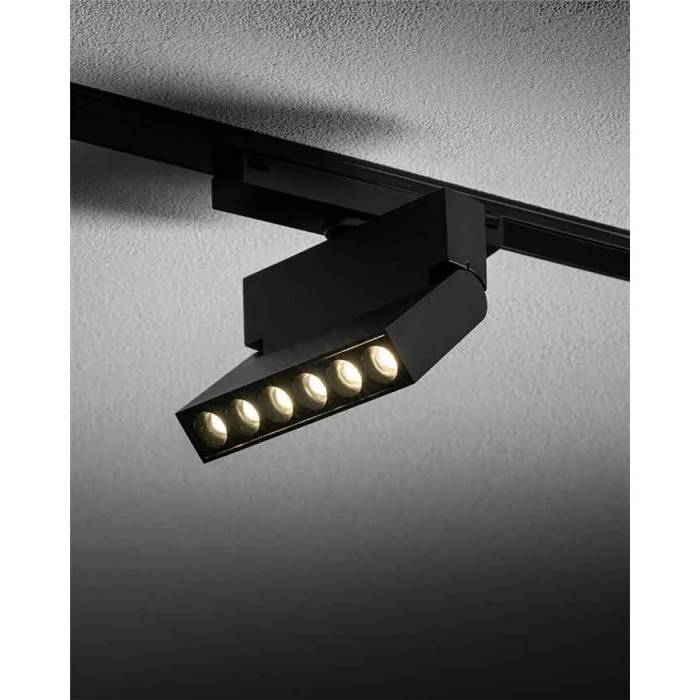 Магнитный трековый светильник Nowodvorski 11337 UT-LVM Focus Out LED 1x6W 4000K 500Lm IP20 черный