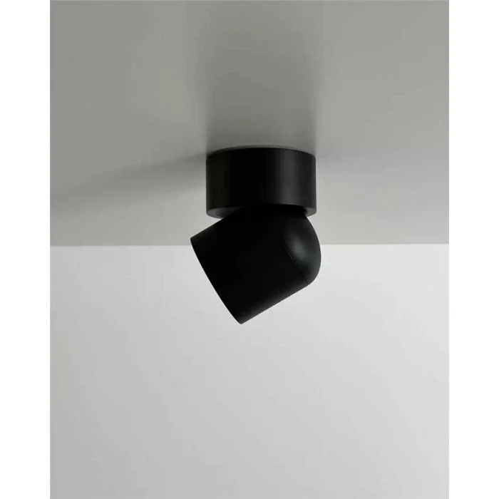 Світильник поворотний точковий, бра Nowodvorski 11346 Oscar GU10 1x15W IP54 чорний