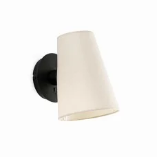 Бра - Faro 20031-88 LUPE Black/beige table lamp