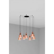 Люстра Faro 20046-7L Retro 7L Copper pendant lamp