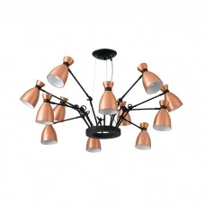 Люстра Faro 20047 Retro 12L Copper pendant lamp