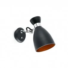 Бра Faro 20049 Retro Black and copper wall lamp