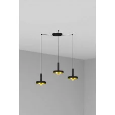 Люстра Faro 20160-3L Whizz 3L Black/golden pendant lamp
