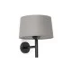 Бра - Faro 20221-129 Windsor Wall Lamp Black Shade Gray 1xE27 Бра - Faro 20221-129 Windsor Wall Lamp Black Shade Gray 1xE27