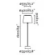 Торшер - Faro 20306-85 SAVOY White/white floor lamp Торшер - Faro 20306-85 SAVOY White/white floor lamp