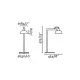 Настольная лампа Faro 20337-116 Tatawin White table lamp