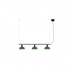 Підвісний світильник Faro 20338-144 Tatawin Pendant Lamp Lin. Shade Metal S Green 3xE2