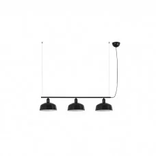 Підвісний світильник Faro 20338-146 Tatawin Pendant Lamp Lin. Shade Metal M Black 3xE2