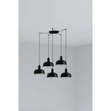 Люстра Faro 20340-117-5L Tatawin S 5L Black pendant lamp