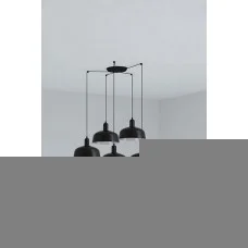 Люстра Faro 20340-120-5L Tatawin M 5L Black pendant lamp