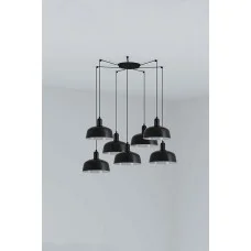 Люстра Faro 20340-120-7L Tatawin M 7L Black pendant lamp