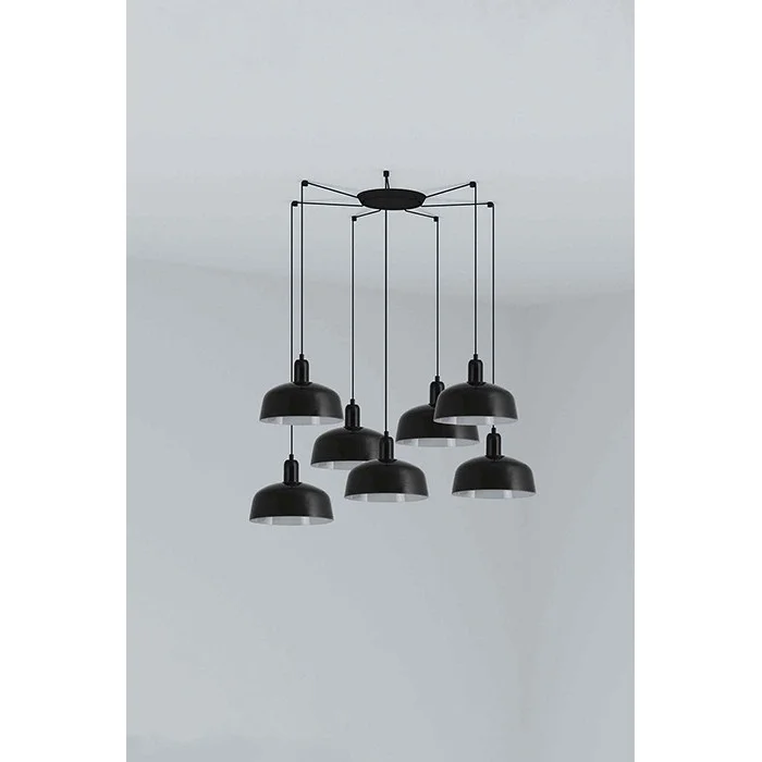Люстра - Faro 20340-120-7L Tatawin M 7L Black pendant lamp