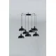 Люстра - Faro 20340-120-7L Tatawin M 7L Black pendant lamp