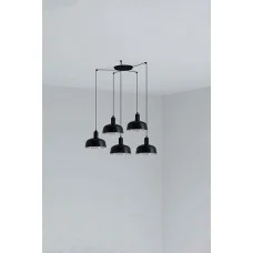 Люстра Faro 20340-141-5L Tatawin Pendant Lamp Shade Metal S Black 5xE27