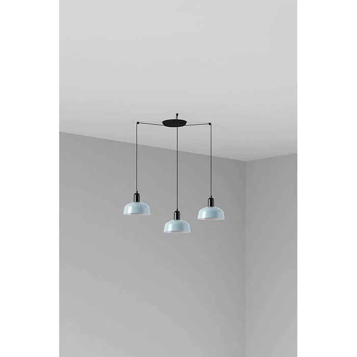 Люстра - Faro 20340-142-3L Tatawin Pendant Lamp Scr. Metal S Blue Grayish 3xE