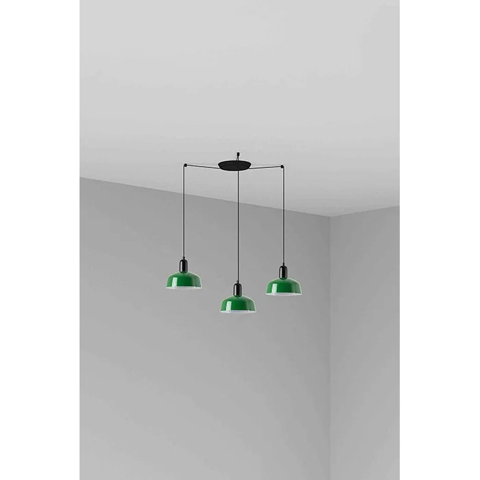 Люстра - Faro 20340-144-3L Tatawin Pendant Lamp Shade Metal S Green 3xE27