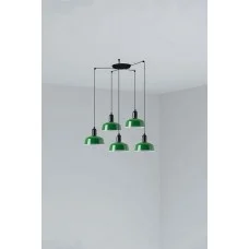Люстра Faro 20340-144-5L Tatawin Pendant Lamp Shade Metal S Green 5xE27