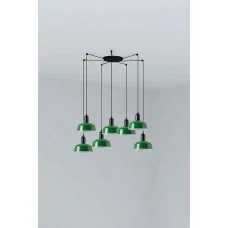 Люстра Faro 20340-144-7L Tatawin Pendant Lamp Shade Metal S Green 7xE27