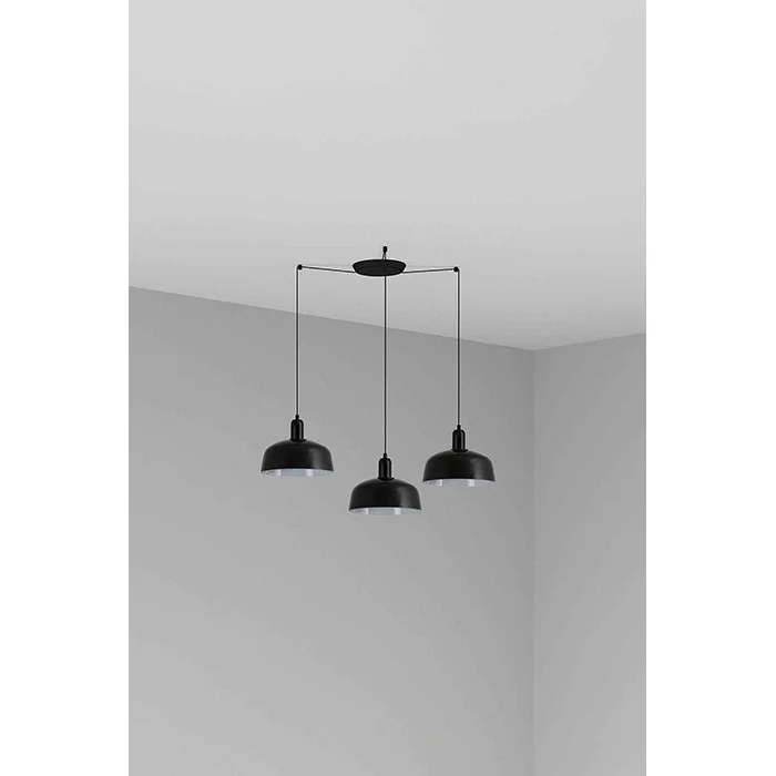 Люстра - Faro 20340-146-3L Tatawin Pendant Lamp Shade Metal M Black 3xE27
