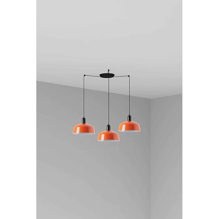 Люстра Faro 20340-148-3L Tatawin Pendant Lamp Scr. Metal M Orange Red. 3xE2