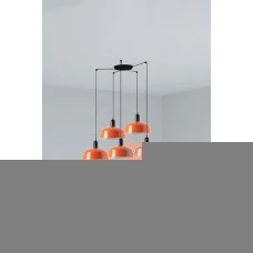 Люстра Faro 20340-148-5L Tatawin Pendant Lamp Scr. Metal M Orange Red. 5xE2