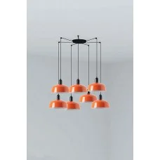 Люстра Faro 20340-148-7L Tatawin Pendant Lamp Scr. Metal M Orange Red. 7xE2