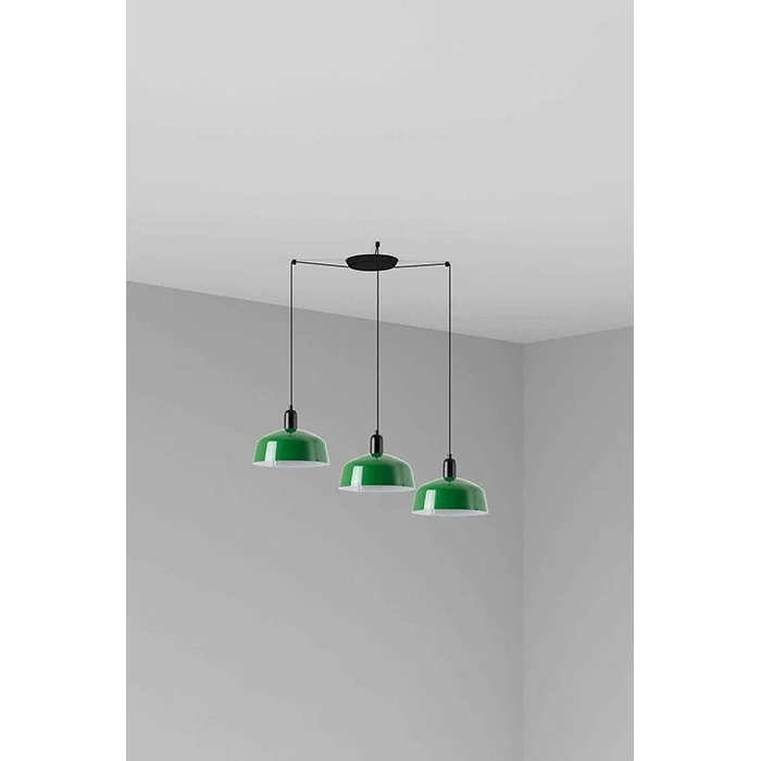 Люстра - Faro 20340-149-3L Tatawin Pendant Lamp Shade Metal M Green 3xE27