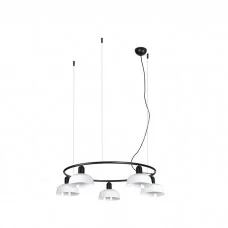 Люстра Faro 20343-140-5L Tatawin Pendant Lamp Cir. Scr. Metal S White 5xE27