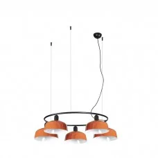Люстра Faro 20343-148-5L Tatawin Pendant Lamp Cir. Pant.met. M Orng Roj.5xE