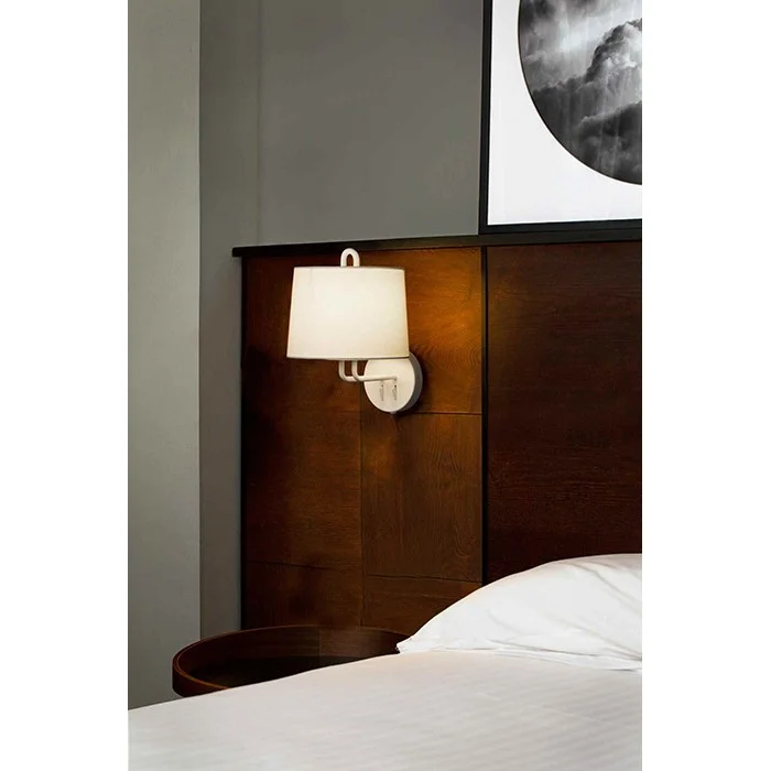 Бра - Faro 24030-02 MONTREAL White/beige wall lamp Бра - Faro 24030-02 MONTREAL White/beige wall lamp