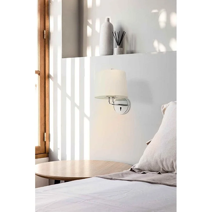Бра - Faro 24031-02 MONTREAL Chrome/beige wall lamp