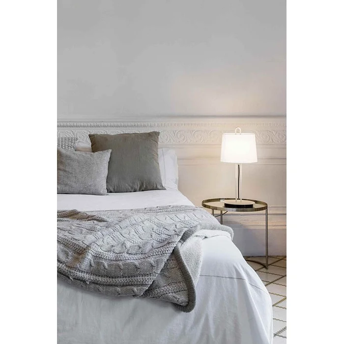Настольная лампа Faro 24034-04 MONTREAL White/white table lamp Настольная лампа Faro 24034-04 MONTREAL White/white table lamp