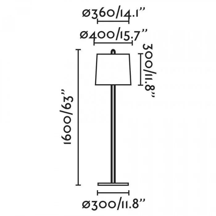 Торшер - Faro 24036-07 MONTREAL White/white floor lamp
