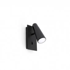 Спот Faro 29039 LAO Black wall lamp 1L, 4 Вт, 400 лм, 3000K Спот Faro 29039 LAO Black wall lamp 1L, 4 Вт, 400 лм, 3000K