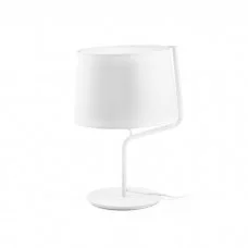 Настільна лампа Faro 29332 BERNI White table lamp Настільна лампа Faro 29332 BERNI White table lamp
