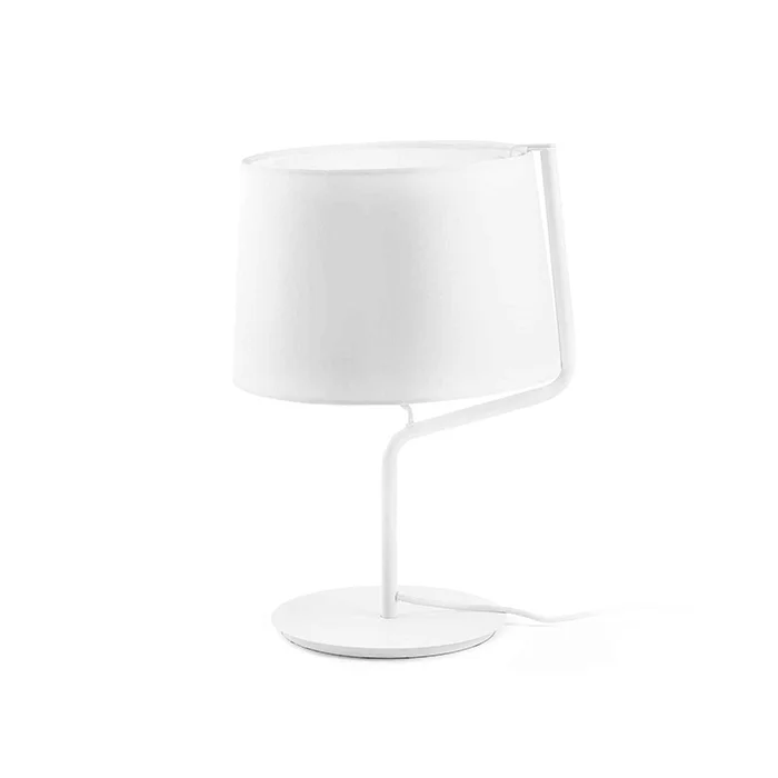 Настольная лампа Faro 29332 BERNI White table lamp