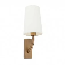 Бра - Faro 29681-19 REM Old gold/white wall lamp