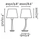 Настольная лампа Faro 29685-05 REM Bronze/beige table lamp