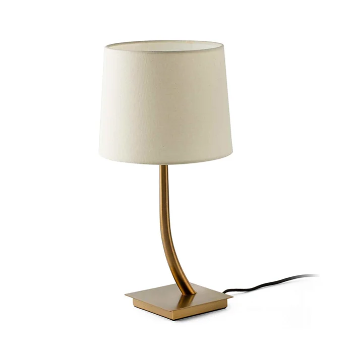 Настольная лампа Faro 29685-05 REM Bronze/beige table lamp