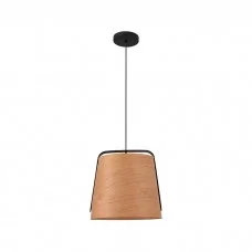 Подвесной светильник Faro 29848 STOOD Black and wood pendant lamp