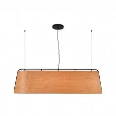 Люстра - Faro 29849 STOOD 5L Black and wood pendant lamp