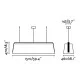 Люстра - Faro 29849 STOOD 5L Black and wood pendant lamp