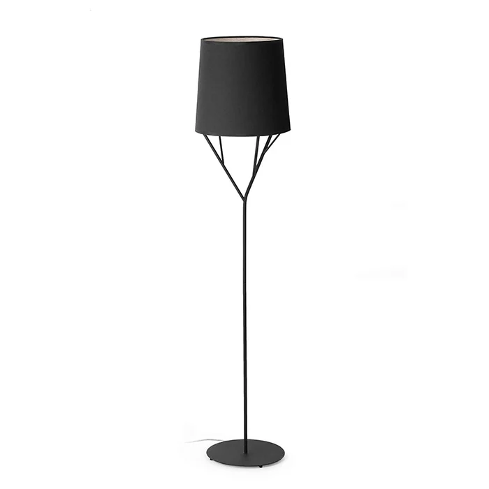 Торшер Faro 29868 TREE Black floor lamp 60W