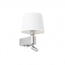 Бра - Faro 29976 ROOM White wall lamp with reader
