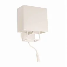 Бра - Faro 29982 VESPER White wall lamp with reader