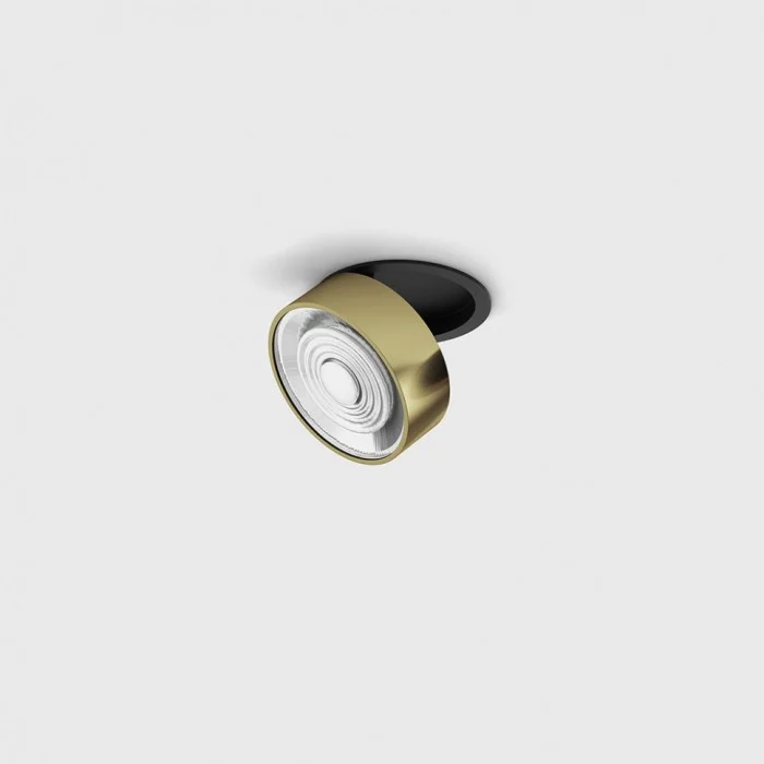 Точечный светильник LTX 01.7526.7.940.BK+SOL M RING BRASS Sol In Mini, 7 Вт, 624 лм, 4000K