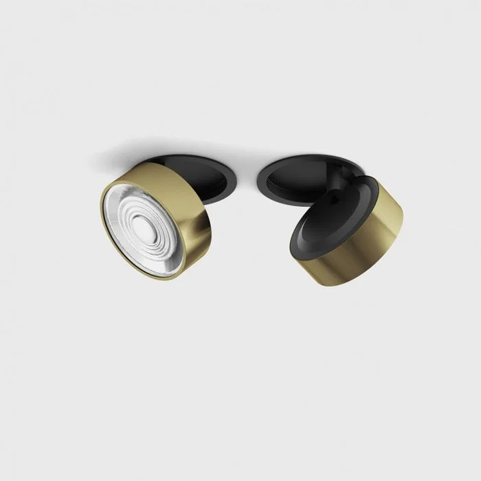 Точечный светильник LTX 01.7526.7.940.BK+SOL M RING BRASS Sol In Mini, 7 Вт, 624 лм, 4000K