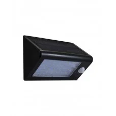 Уличный светильник на солнечной батарее Goldlux 307637 Box LED 1x5,5W 6400K 400Lm IP44 черный
