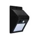 Уличный светильник на солнечной батарее Goldlux 307644 Box LED 1x2, 2W 6400K 270Lm IP44 черный